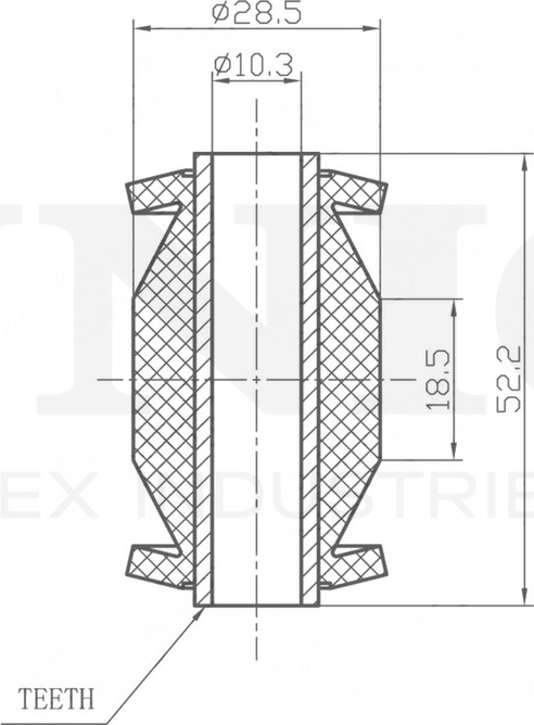 Сайлентблок рычага подвески (Unio). Артикул RMP-20621
