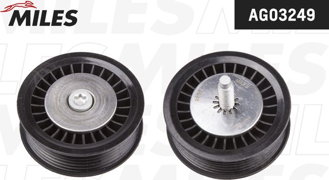 Направляющий (ведущий) ролик приводного поликлинового ремня Miles. Артикул AG03249