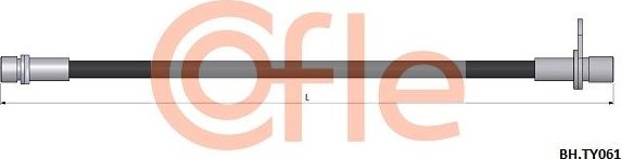 Тормозной шланг Cofle. Артикул 92.BH.TY061
