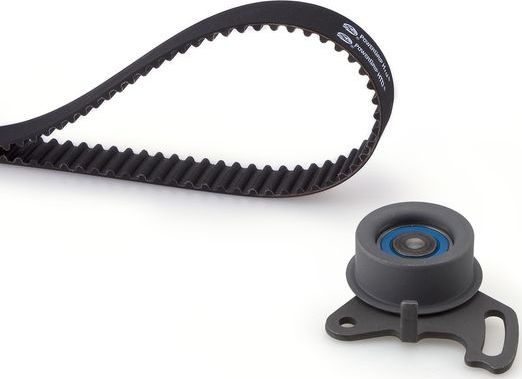 Ремень ГРМ с роликами (комплект) Gates PowerGrip® для Mitsubishi Eclipse I 1989-1994. Артикул K015075XS