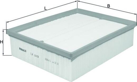 Воздушный фильтр Mahle-Knecht для SEAT Exeo 2008-2013. Артикул LX 819