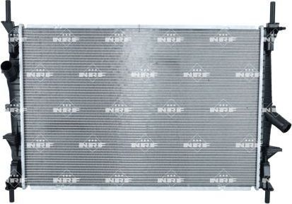 Радиатор охлаждения двигателя NRF (алюминий) для Ford Transit VII 2006-2014. Артикул 58441