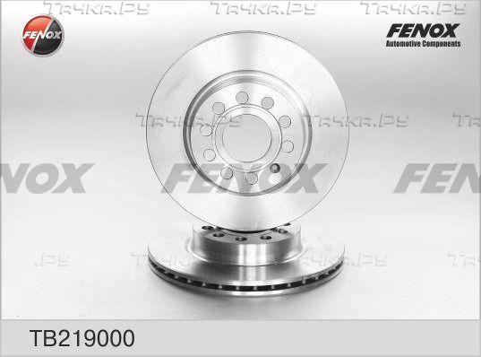 Тормозной диск Fenox передний для SEAT Leon II 2005-2012. Артикул TB219000