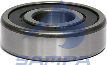 Подшипник 6304-2RS1 ролика натяжителя Volvo FH12 (20х52х15), маховика MB Atego Sampa. Артикул 010.1042