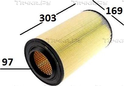 Воздушный фильтр JS Asakashi для Citroen Jumper II 2006-2026. Артикул A0471