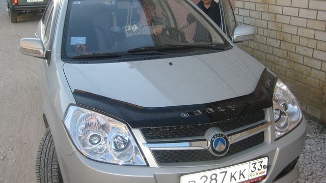 Дефлектор VT52 для капота Geely MK 2006-2015. Артикул GL01VT