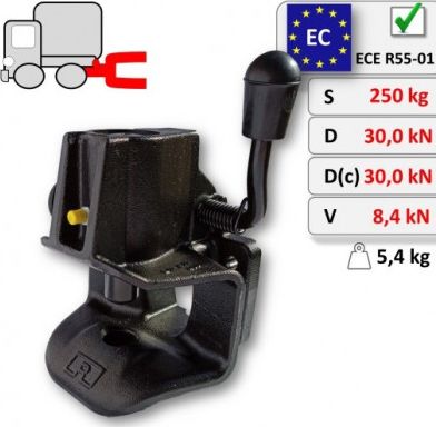 Фланцевый шар Westfalia сцепной узел под петлю. Артикул 342090600001