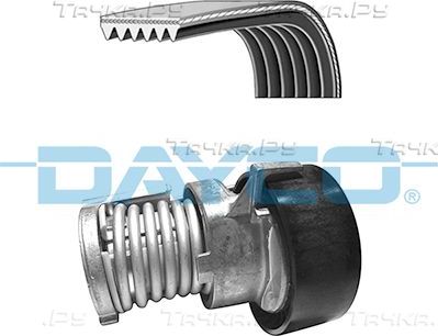 Приводной ремень поликлиновой с роликами (комплект) Dayco для Skoda Octavia A5 2004-2013. Артикул KPV277