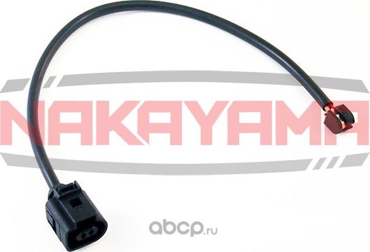 ДАТЧИК ИЗНОСА ТОРМОЗНЫХ КОЛОДОК ПЕРЕДНИЙ VW TOUAR (Nakayama). Артикул NBS604NY