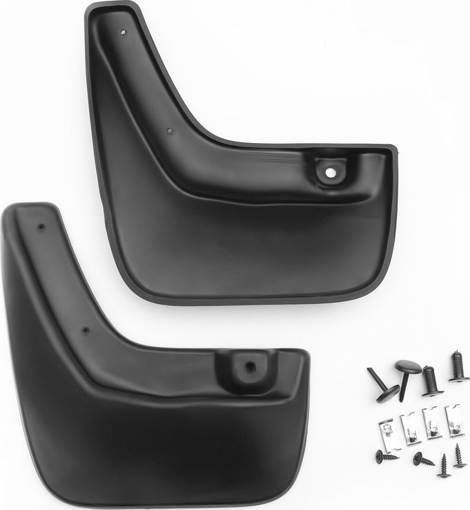 Брызговики Frosch (в пакете) задняя пара для Mazda 3 II рестайлинг хэтчбек 2011-2013. Артикул 8300-77-237