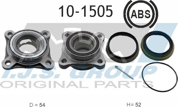 Ступичный подшипник (комплект) IJS Group Technology & Quality. Артикул 10-1505