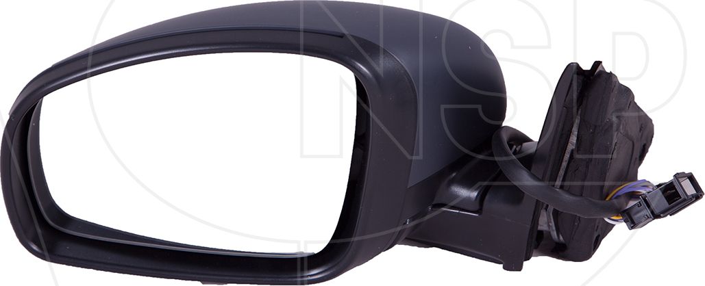 ЗЕРКАЛО ЛЕВОЕ SKODA FABIA 10- ЭЛ., ОБОГР. (NSP). Артикул NSP085J1857507E