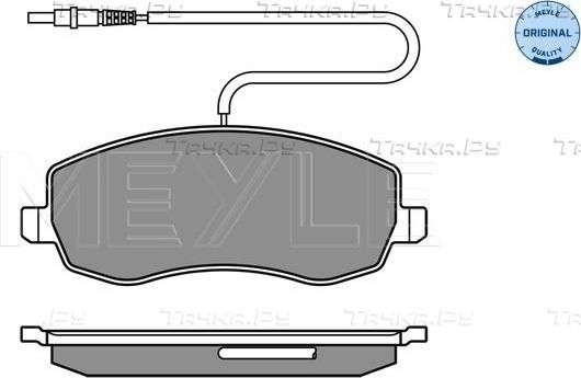 Тормозные колодки Meyle Original. Артикул 025 248 3919/W
