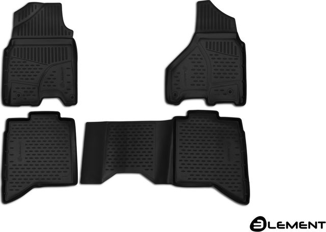 Коврик Element 3D для салона Dodge Ram Crewcab (США) 2017-2026. Артикул ELEMENT3D1308210