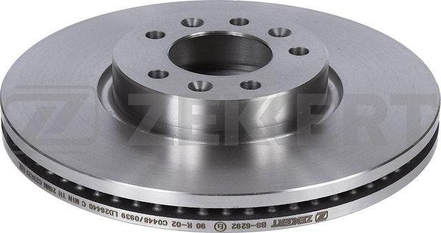 Тормозной диск Zekkert передний для Peugeot Traveller I 2016-2026. Артикул BS-6292