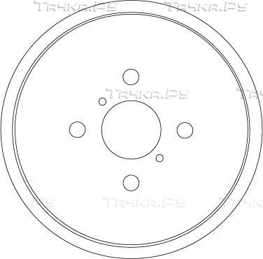 Тормозной барабан TRW. Артикул DB4551