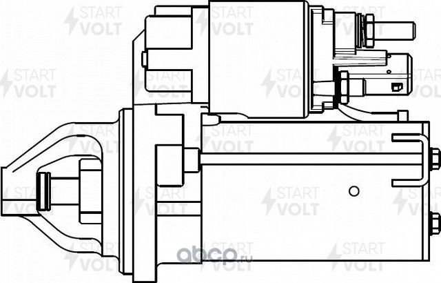 Стартер StartVOLT для BMW 5 VI (F10/F11/F07) 2009-2017. Артикул LSt 2626
