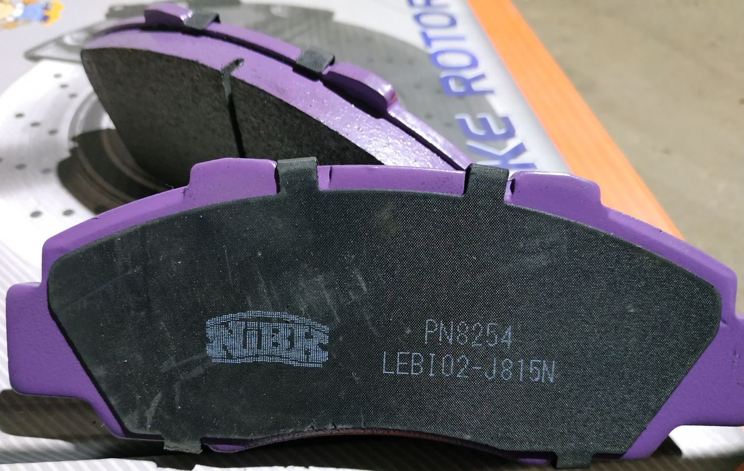 Тормозные колодки NiBK. Артикул PN8254