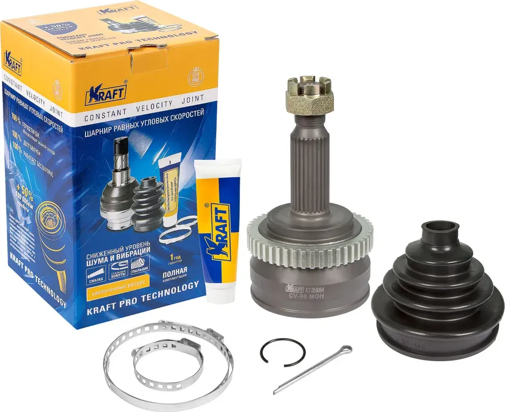 ШРУС НАРУЖНЫЙ HYUNDAI SONATA (04-) 2.0/2.4 ABS (Kraft). Артикул KT059064