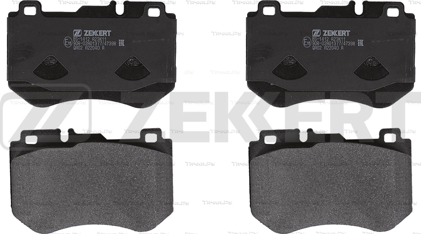 Тормозные колодки Zekkert. Артикул BS-1412