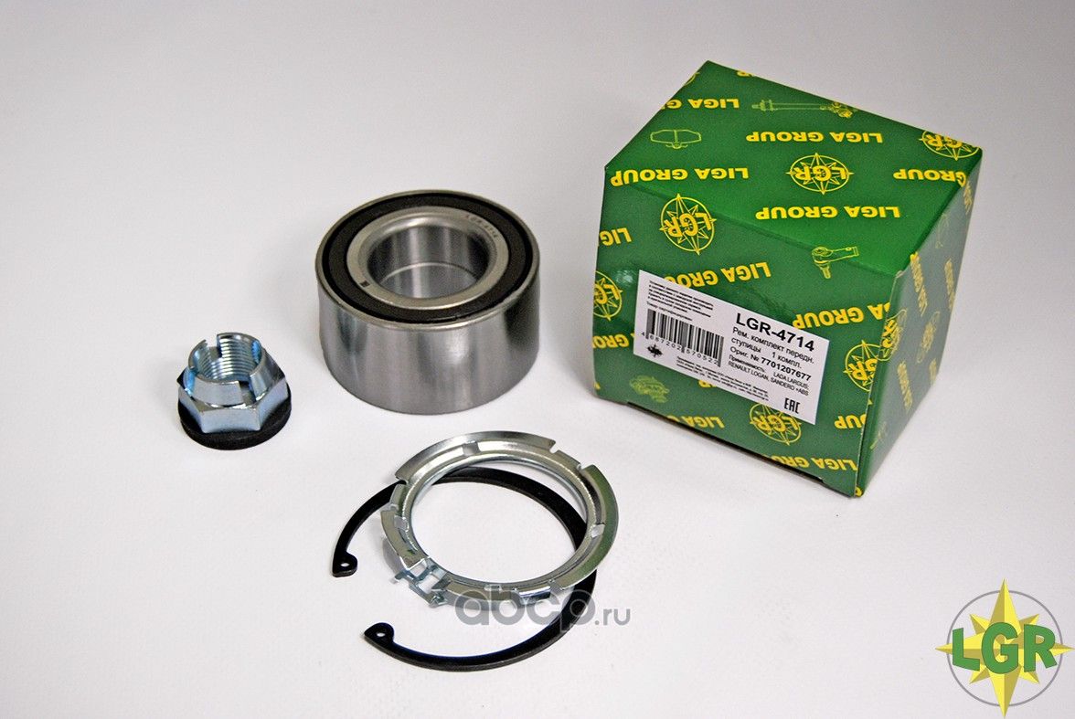 Рем. комплект подшипника ступицы (перед. / +ABS) LGR OEM LGR-4714 (7701207677) д LGR. Артикул LGR4714