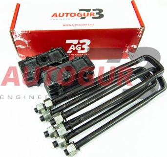 Лифт-комплект Autogur73 рессора-мост 60 мм для УАЗ 452, 2206, 3741 1965-2026, на 1 мост. Артикул РМ-452 60мм