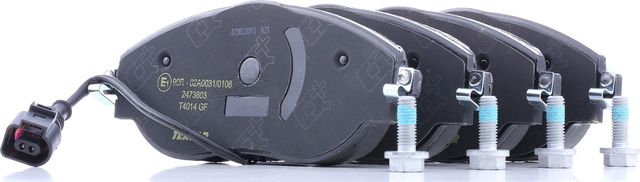 Тормозные колодки Textar Q+. Артикул 2473803