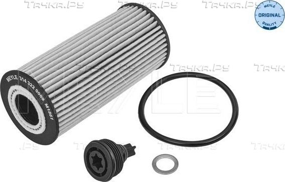 Масляный фильтр Meyle Original для MINI Countryman II (F60) 2016-2026. Артикул 314 322 0009