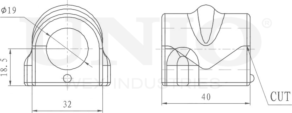 Втулка стабилизатора (Unio). Артикул RMP-10042