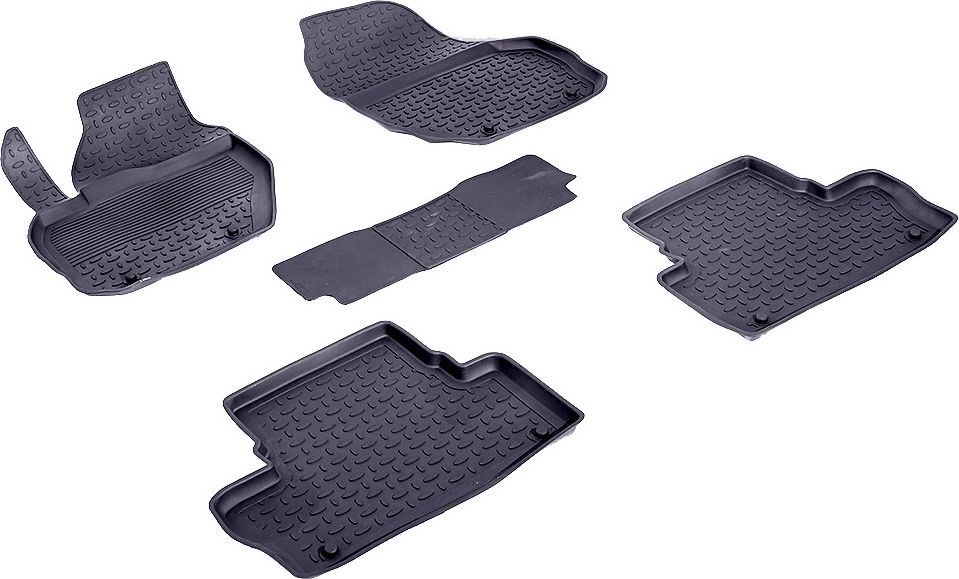 Коврики резиновые Seintex с высоким бортиком для салона Volvo XC60 I 2008-2017. Артикул 85086