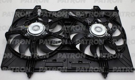 Вентилятор радиатора двигателя Patron для Nissan Almera N16 2000-2006. Артикул PFN244