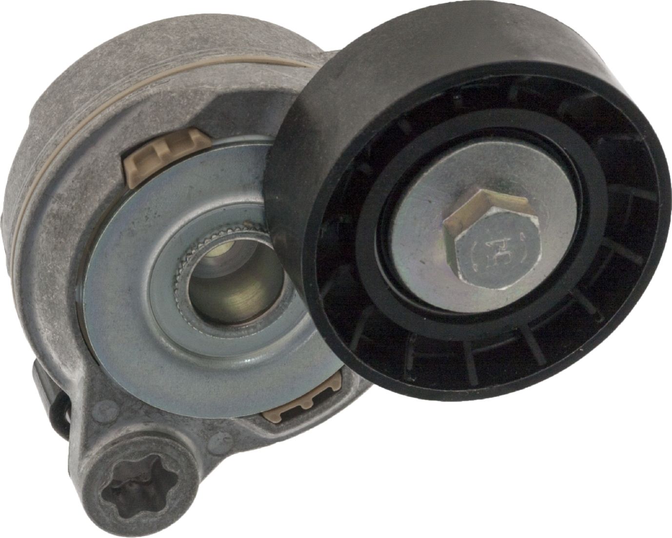 Натяжной ролик (натяжитель) приводного клинового зубчатого ремня Febi Bilstein. Артикул 49398