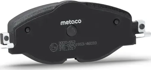 Колодки тормозные передние к-кт (Metaco). Артикул 3000553
