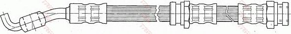 Тормозной шланг TRW. Артикул PHD472