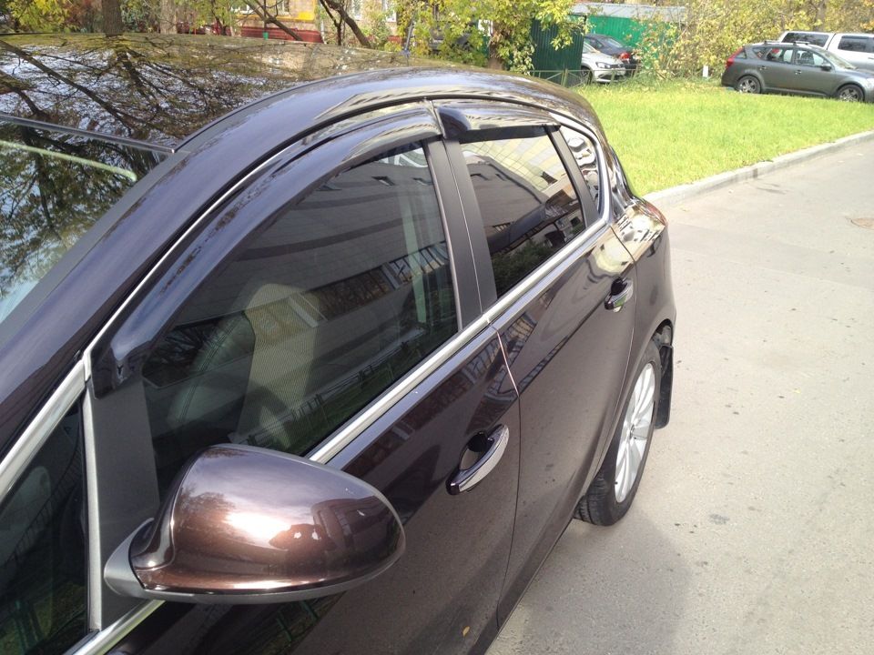 Дефлекторы SIM для окон Opel Astra J седан 2010-2015. Артикул SOPASTH1032