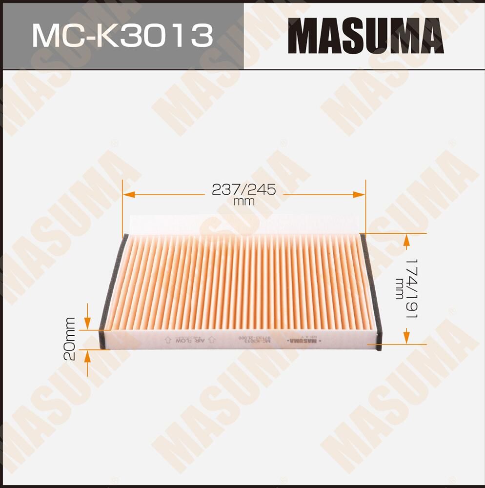 Салонный фильтр Masuma. Артикул MC-K3013