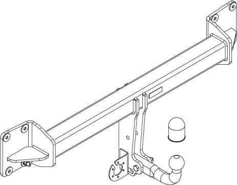 Фаркоп Steinhof для XC60 II 2017-2026. Артикул V-314
