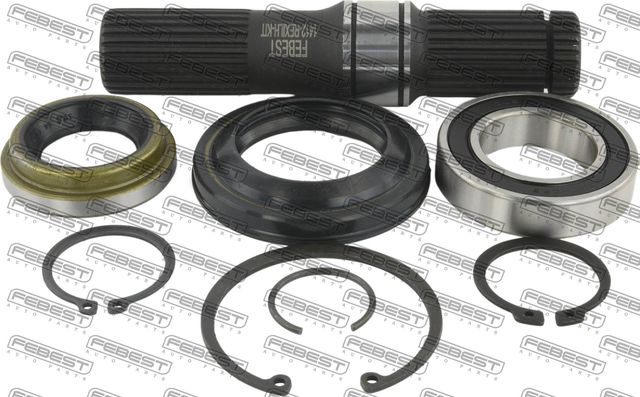 Полуось (привод в сборе, приводной вал) Febest передняя левая для SsangYong Actyon I 2006-2011. Артикул 1412-REXILH-KIT