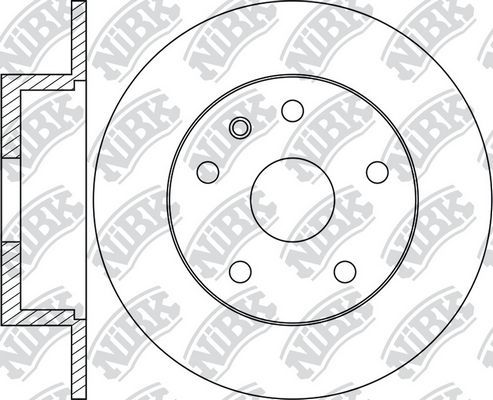 Тормозной диск NiBK. Артикул RN1729