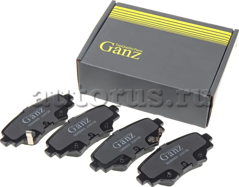 Колодки задние (Ganz). Артикул GIJ09403