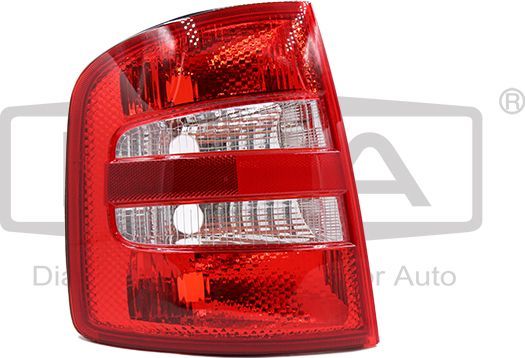 Фонарь задний DPA левый для Skoda Fabia I 1999-2008. Артикул 89450213302