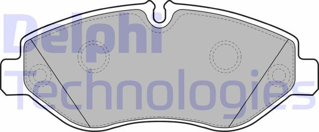 Тормозные колодки Delphi (Low-Metallic). Артикул LP2039