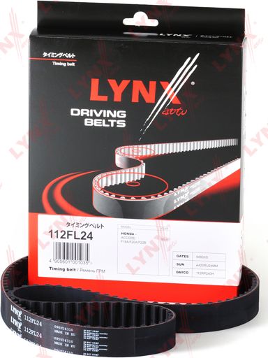 Ремень ГРМ LYNXauto для Honda Accord V 1996-1998. Артикул 112FL24