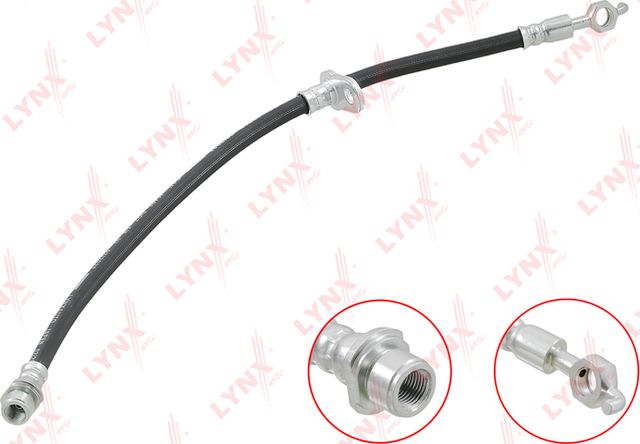 Тормозной шланг LYNXauto передний левый для Toyota Corolla E110 1997-2002. Артикул BL-3703