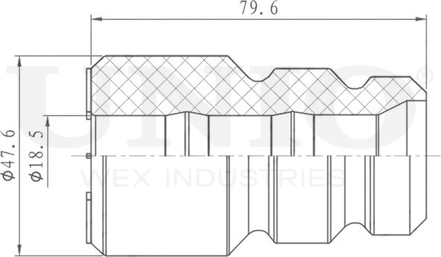 Отбойник амортизатора (Unio). Артикул DUC-40028