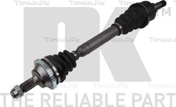 Полуось (привод в сборе, приводной вал) NK для Peugeot 206 2000-2012. Артикул 503774