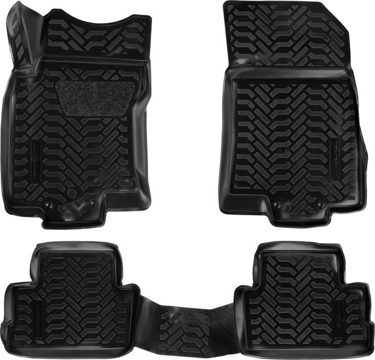 Коврики Airline 3D с высоким бортиком для салона Nissan Qashqai II (сборка РФ) 2015-2026. Артикул ACM-PS-49