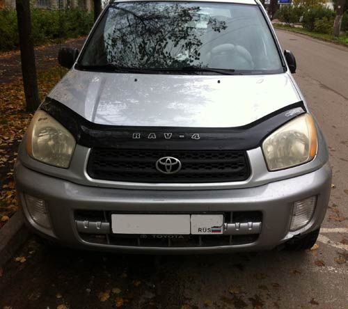 Дефлектор Vip-Tuning для капота Toyota RAV4 II 2000-2005. Артикул TYA12