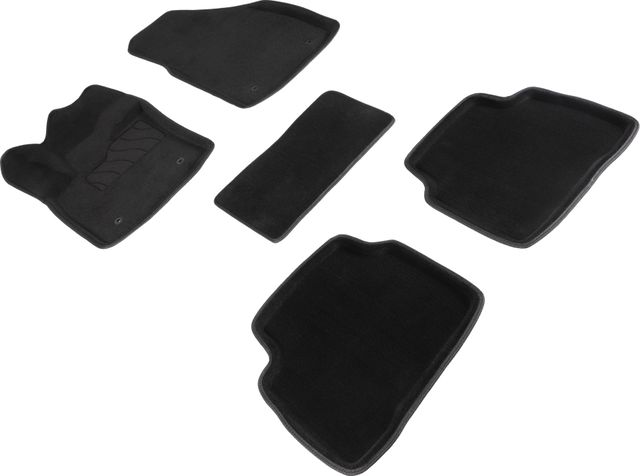 Коврики 3D Seintex для салона Geely Tugella 2020-2026 ЧЕРНЫЕ. Артикул 96533