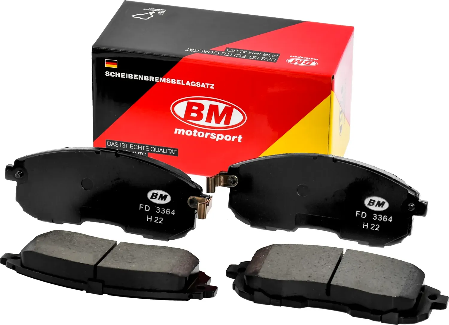 Колодки тормозные дисковые NISSAN TIIDA 07- пер. (BM) BM. Артикул FD3364